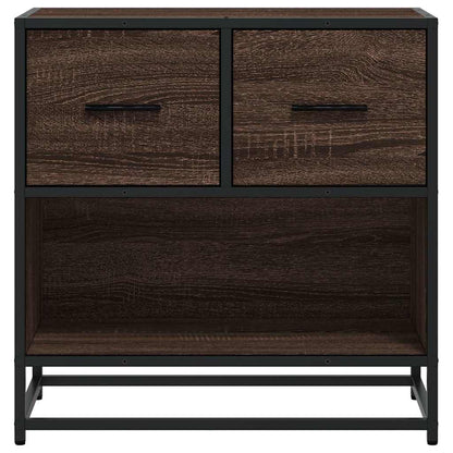 Mesa cabeceira carvalho castanho 60x31x60 cm madeira trabalhada