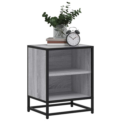 Mesas de cabeceira 2 pcs sonoma cinzento 40x31x50 cm madeira
