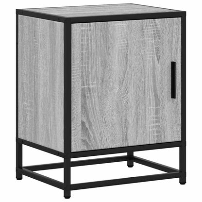 Mesas de cabeceira 2 pcs sonoma cinzento 40x31x50 cm madeira
