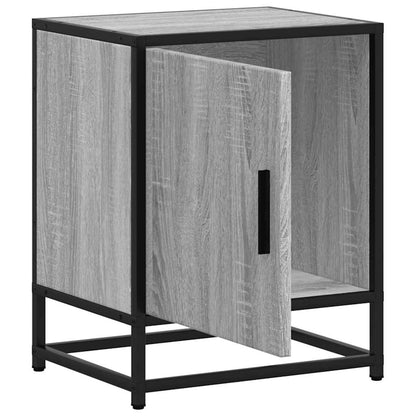 Mesas de cabeceira 2 pcs sonoma cinzento 40x31x50 cm madeira