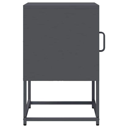 Mesa de cabeceira 36x39x60,5 cm aço laminado a frio antracite