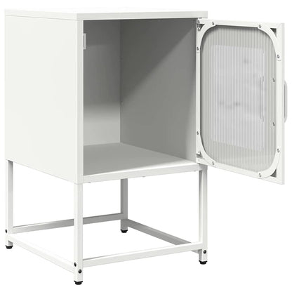 Mesa de cabeceira 36x39x60,5 cm aço laminado a frio branco