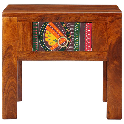 Bedside table 40x40x36 cm solid acacia wood