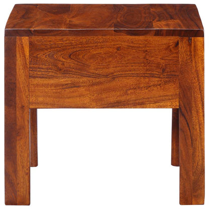 Bedside table 40x40x36 cm solid acacia wood
