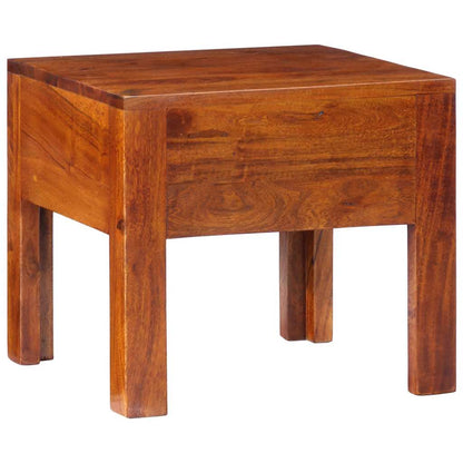 Bedside table 40x40x36 cm solid acacia wood