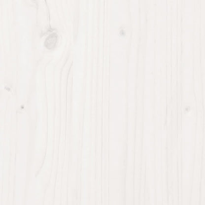 Mesa cabeceira c/ secretária 232x112x75 cm pinho maciço branco
