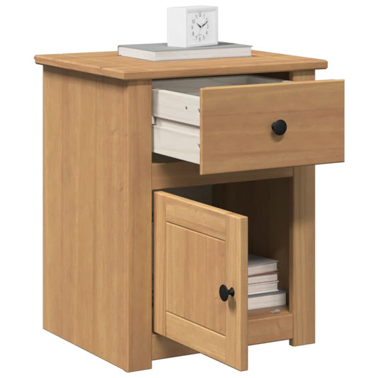 Panama bedside table 46x40x57 cm solid pine wood
