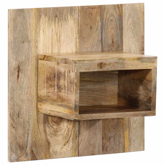 Bedside table 50x27x50 cm solid rough mango wood