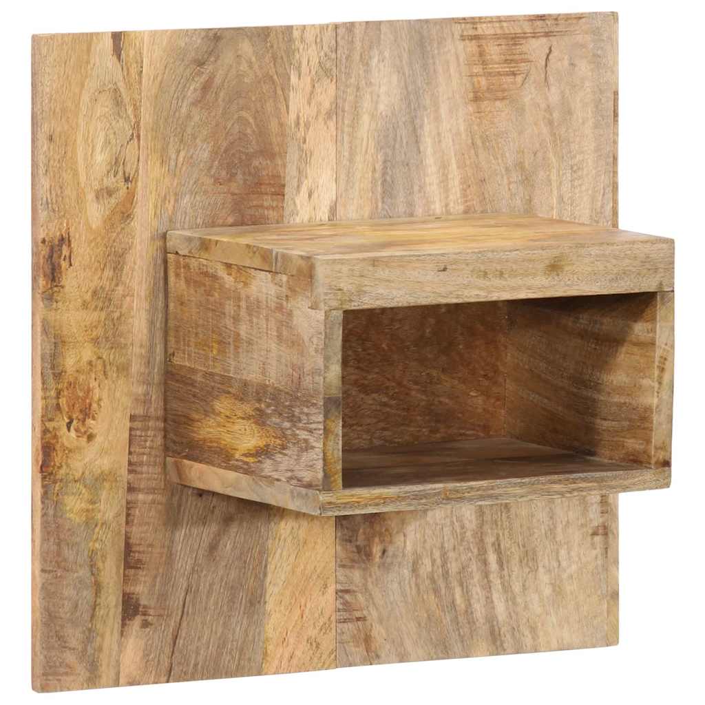 Bedside table 50x27x50 cm solid rough mango wood