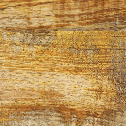 Bedside table 50x27x50 cm solid rough mango wood