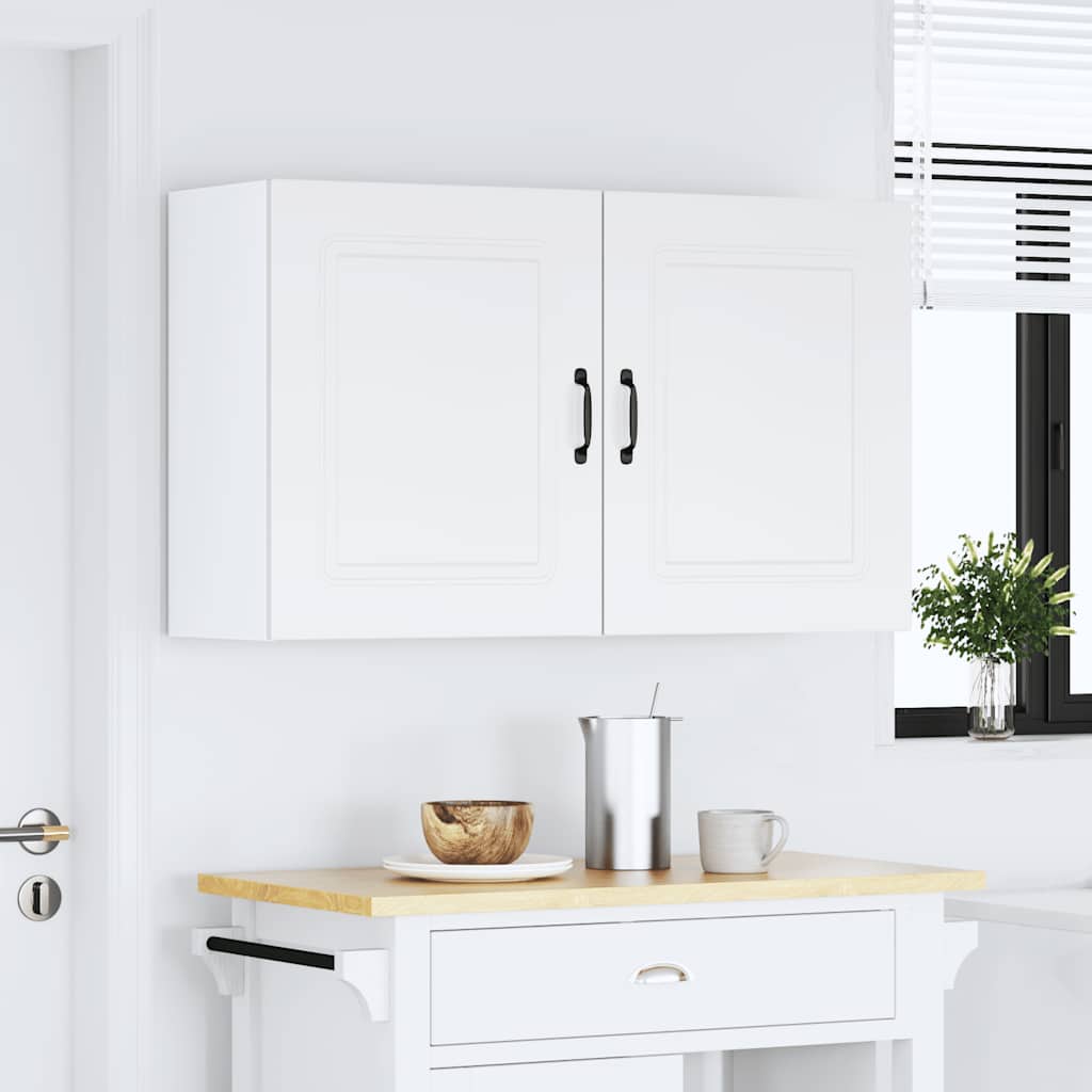 Kitchen wall cabinets 2pcs Kalmar deriv. wood white