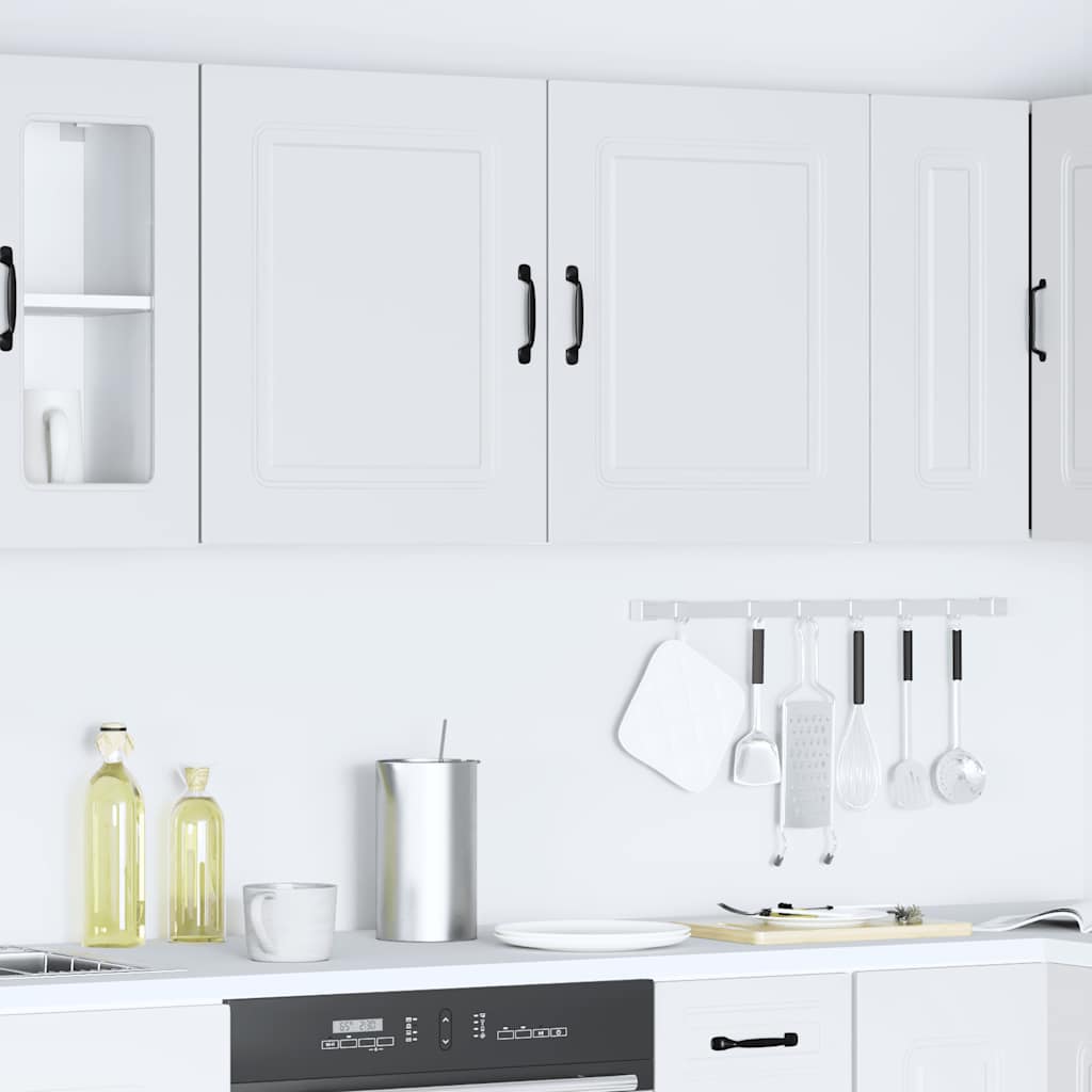 Kitchen wall cabinets 2pcs Kalmar deriv. wood white