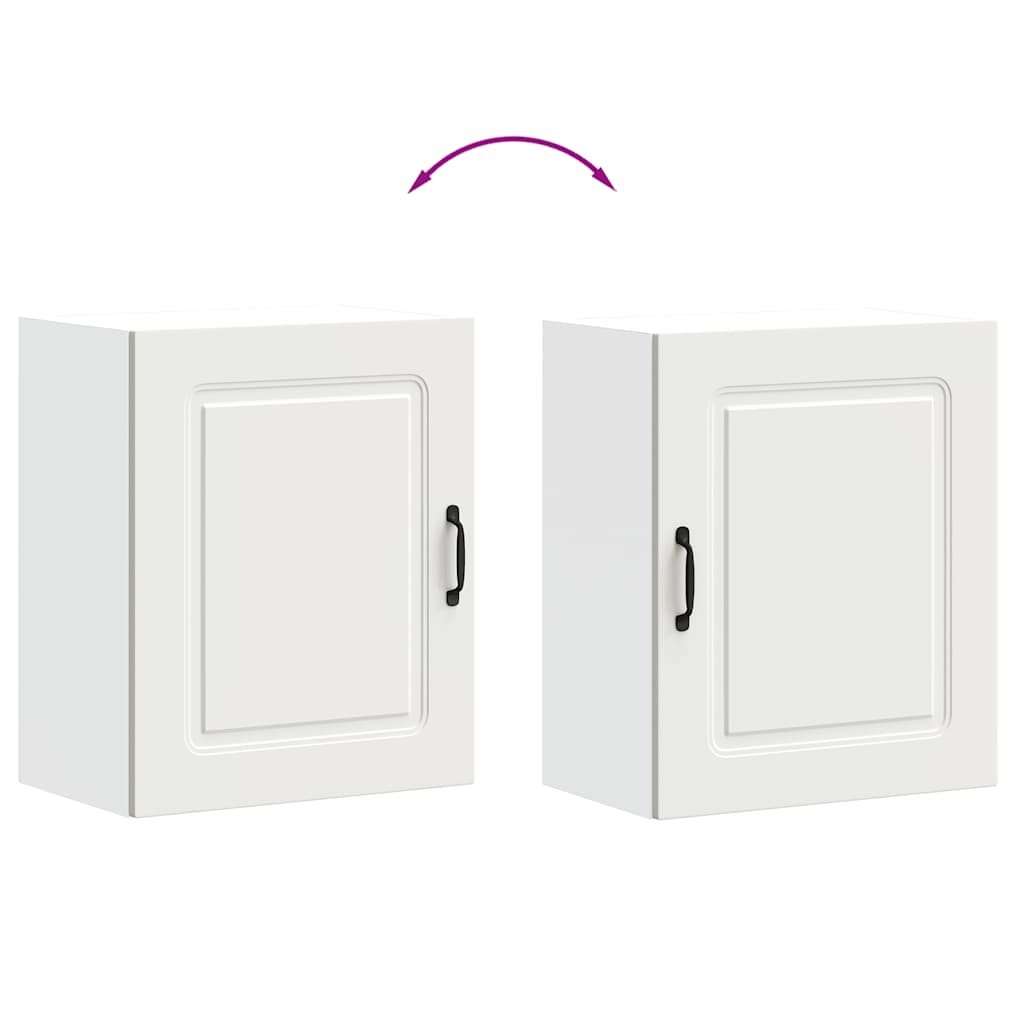 Kitchen wall cabinets 2pcs Kalmar deriv. wood white