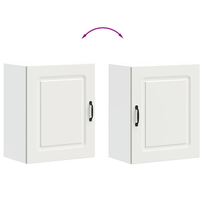 Kitchen wall cabinets 2pcs Kalmar deriv. wood white
