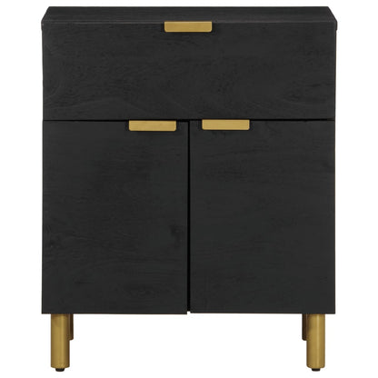 Mesa de cabeceira 50x33x60 cm derivados de madeira preto
