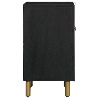 Mesa de cabeceira 50x33x60 cm derivados de madeira preto