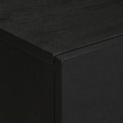 Mesa de cabeceira 50x33x60 cm derivados de madeira preto