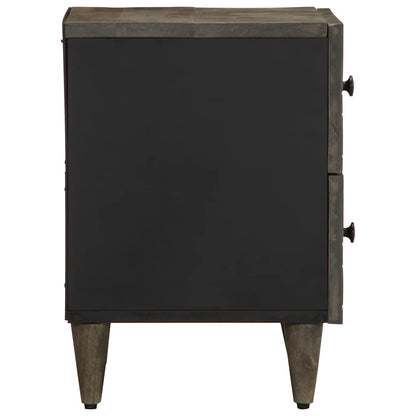 Light grey bedside tables 2 pcs 40x33x46 cm