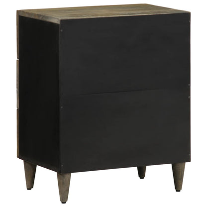 Light grey bedside table 50x33x60 cm