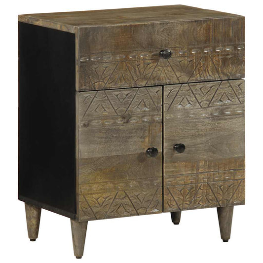 Light grey bedside table 50x33x60 cm