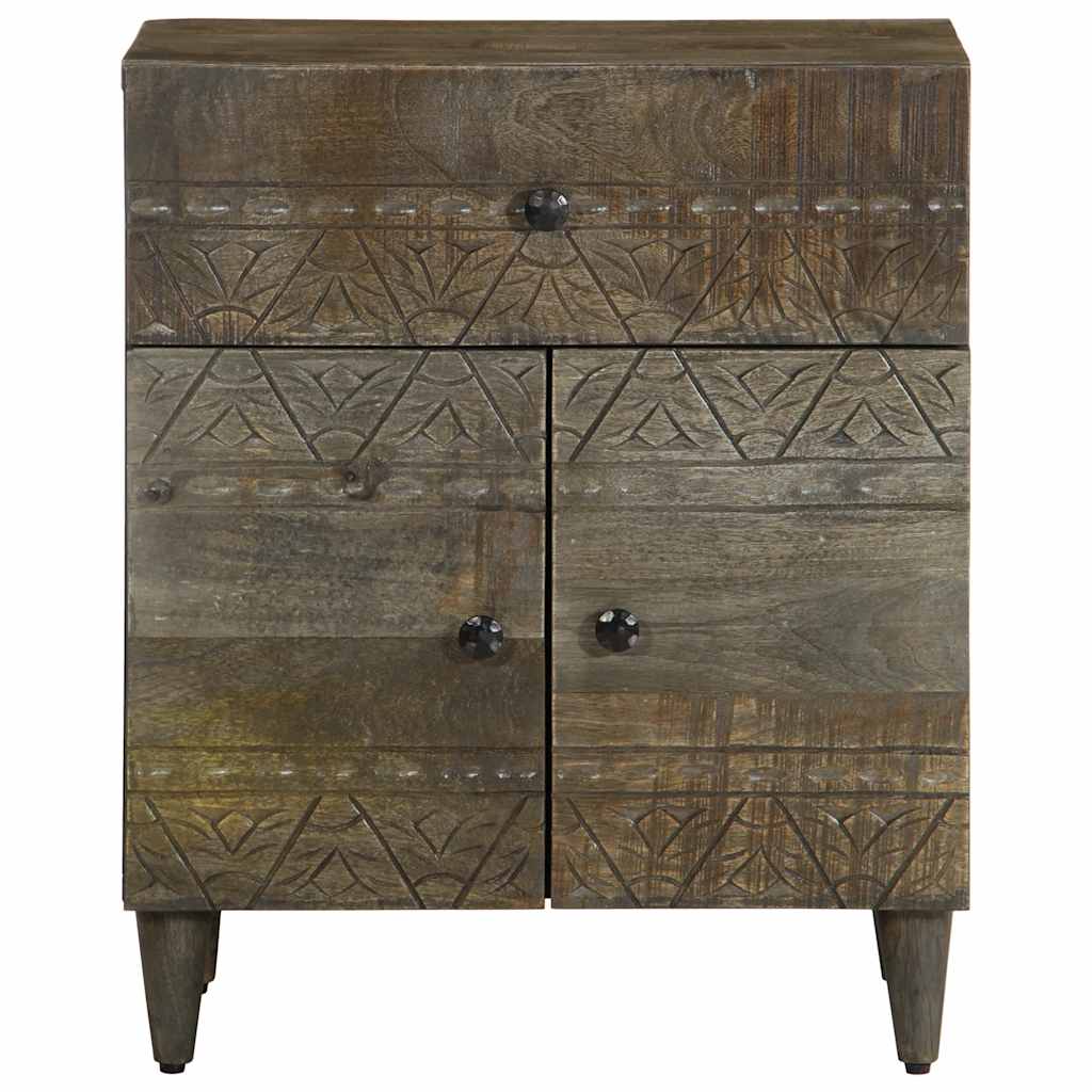Light grey bedside table 50x33x60 cm