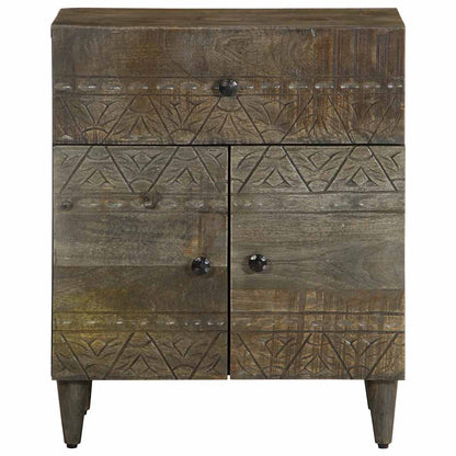 Light grey bedside table 50x33x60 cm
