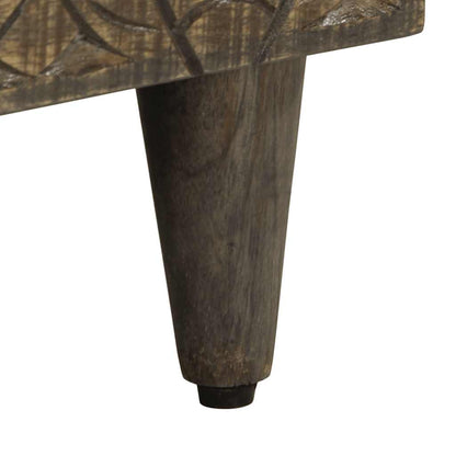 Light grey bedside table 50x33x60 cm