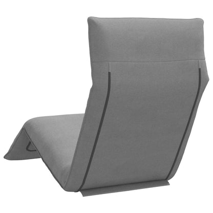 Espreguiçadeira dobrável 175x54x8,5 cm tecido Oxford cinzento