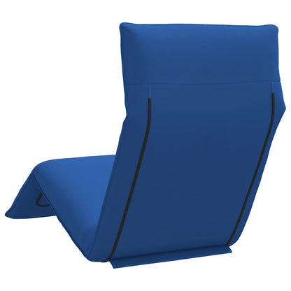 Folding sun lounger 175x54x8.5 cm royal blue Oxford fabric