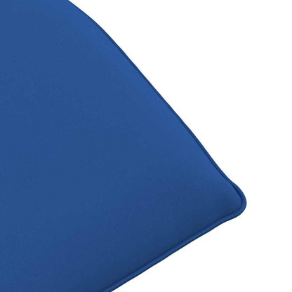 Folding sun lounger 175x54x8.5 cm royal blue Oxford fabric