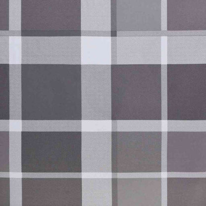 Folding sun lounger 175x54x8.5 cm Grey checkered pattern