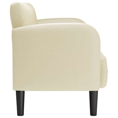 Sofa glove 110 cm cream artificial leather