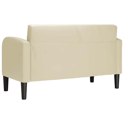 Sofa glove 110 cm cream artificial leather