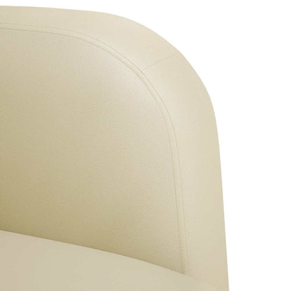 Sofa glove 110 cm cream artificial leather