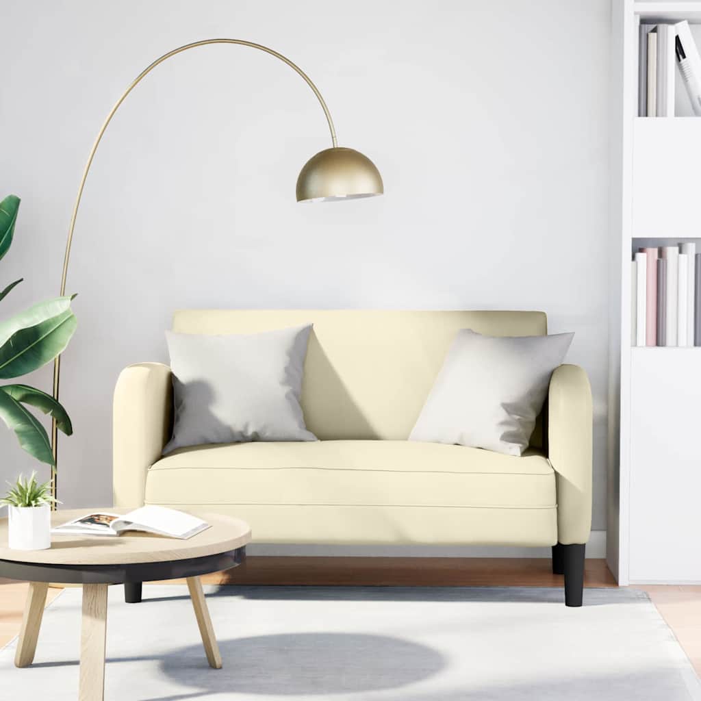 Sofa glove 110 cm cream artificial leather