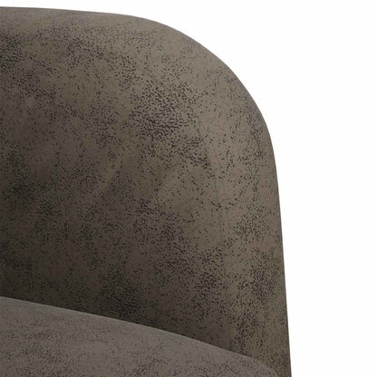 Sofa-glove 110 cm dark grey artificial leather