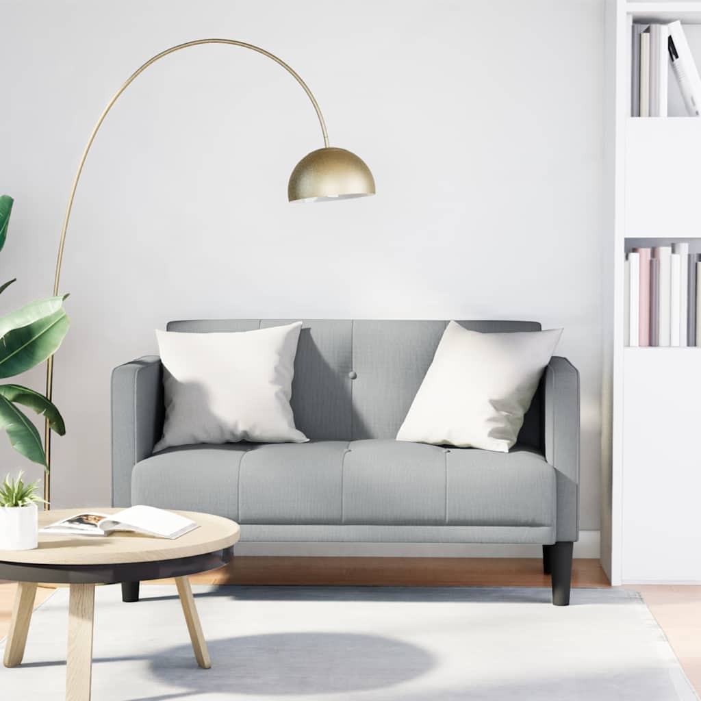 111 cm glove sofa in light grey fabric
