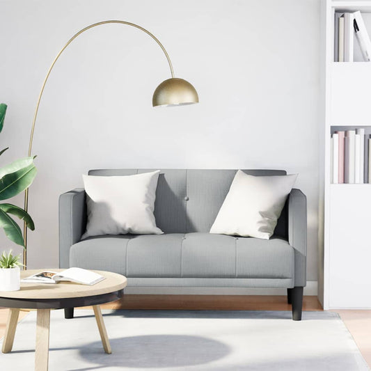 111 cm glove sofa in light grey fabric