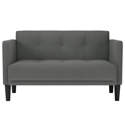 Sofa-glove 111 cm dark grey fabric