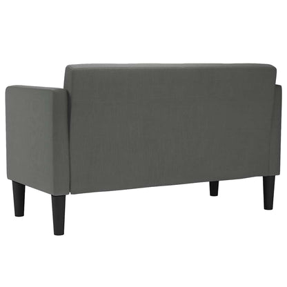 Sofa-glove 111 cm dark grey fabric