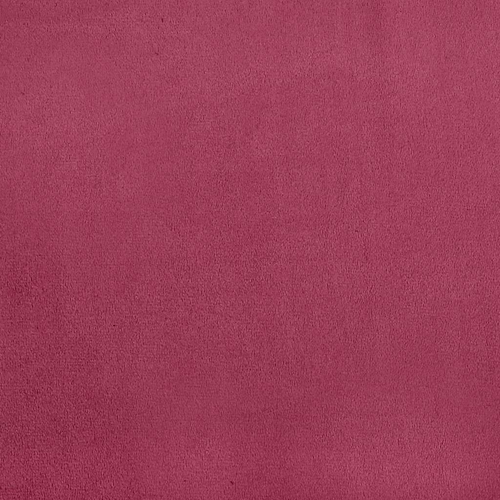 Sofá-luvas 111 cm veludo vermelho tinto