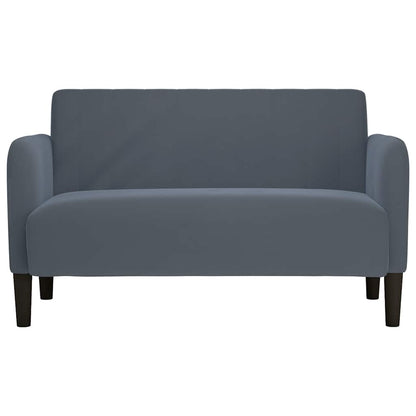 109 cm dark grey velvet glove sofa