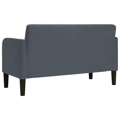 109 cm dark grey velvet glove sofa