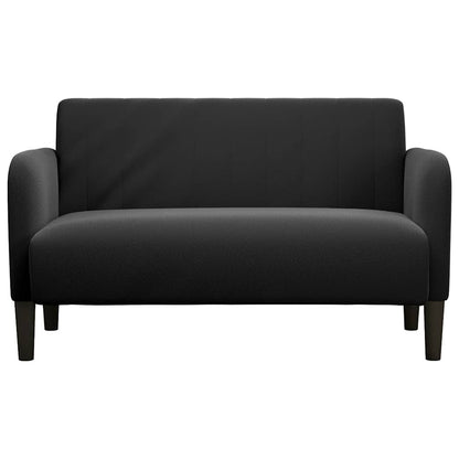 Sofá-luvas 109 cm veludo preto