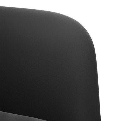 Sofá-luvas 109 cm veludo preto