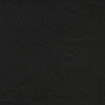 Sofá-luvas com rolos 110 cm veludo preto