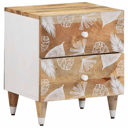 Bedside table 40x33.5x46 cm solid mango wood