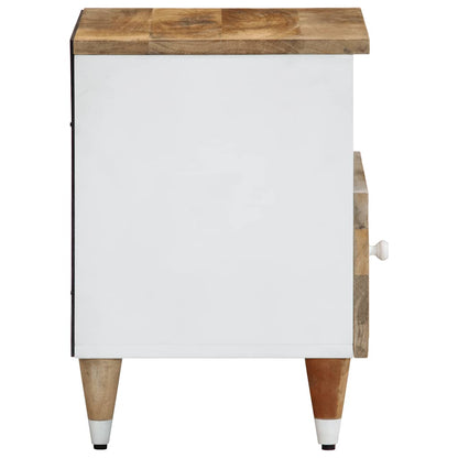 Bedside tables 2 pcs 40x33x46 cm solid mango wood