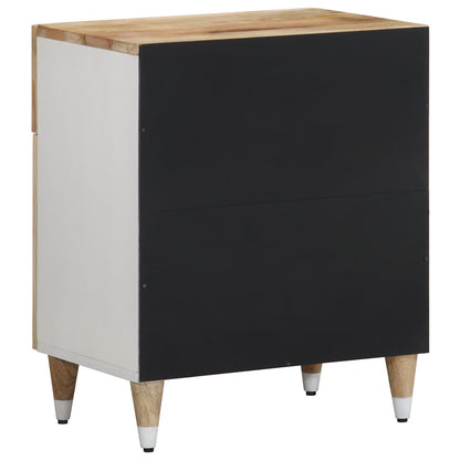 Bedside table 50x33x60 cm solid mango wood