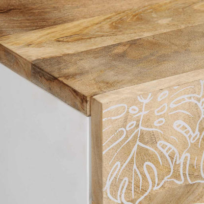Bedside table 50x33x60 cm solid mango wood